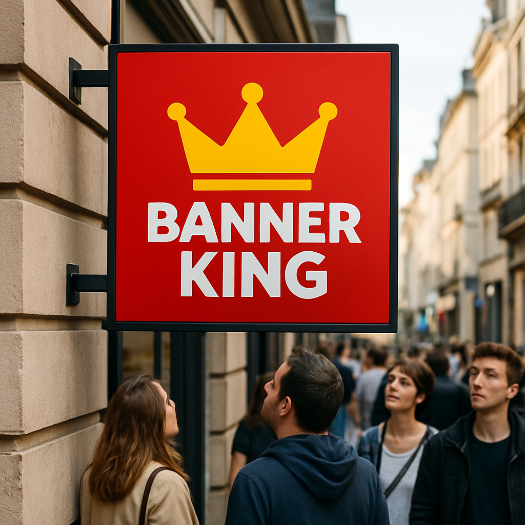 Das perfekte Fassadenschild von Banner King für Ihre Werbung